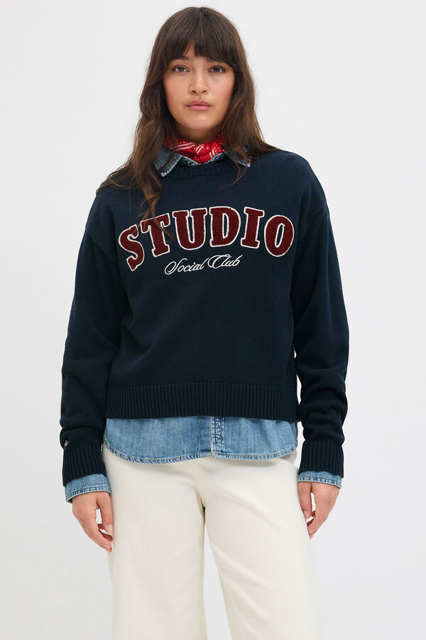 Jack & Jones Jersey wide fit azul