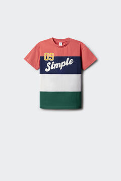 Springfield Kids Camiseta manga corta cortados y cosidos sport ni&ntilde;o