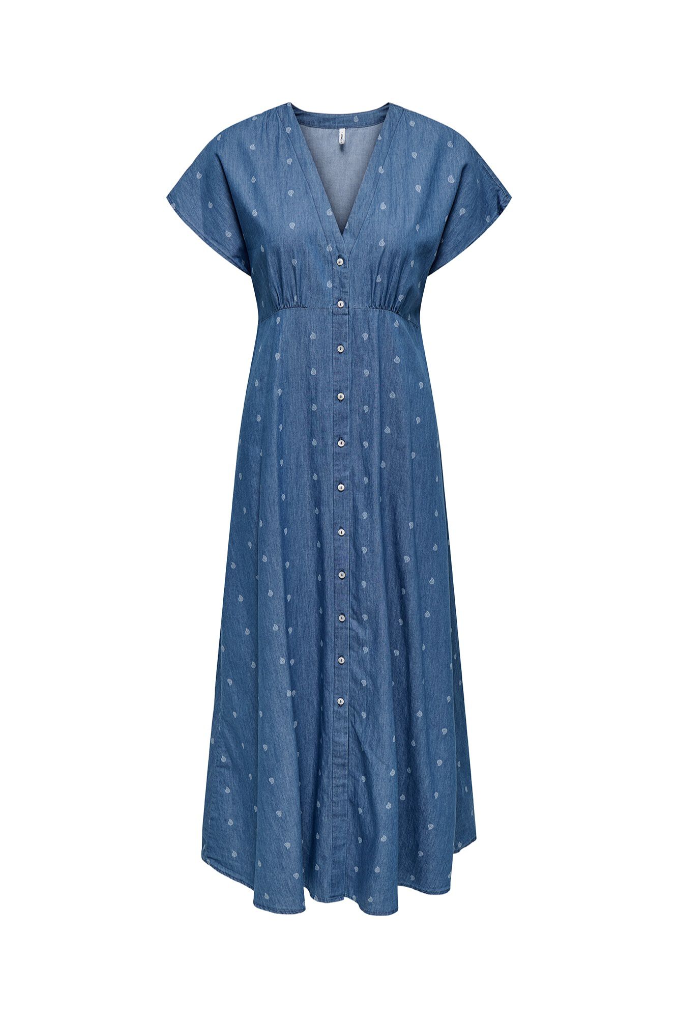 Only Vestido largo abotonado