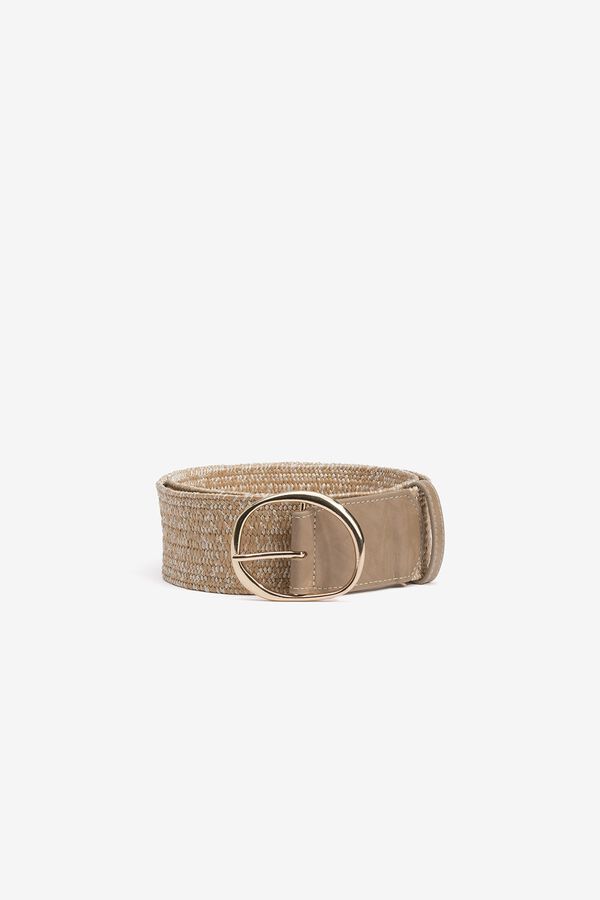 Tiffosi Cintur&oacute;n Ancho beige