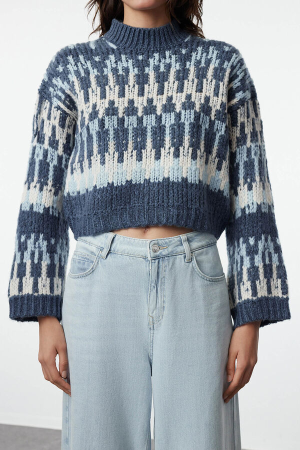 Trendyol Jersey de punto azul