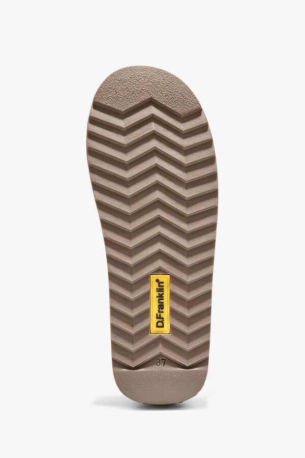 D. Franklin Botins de trekking com pelo e atacadores azul
