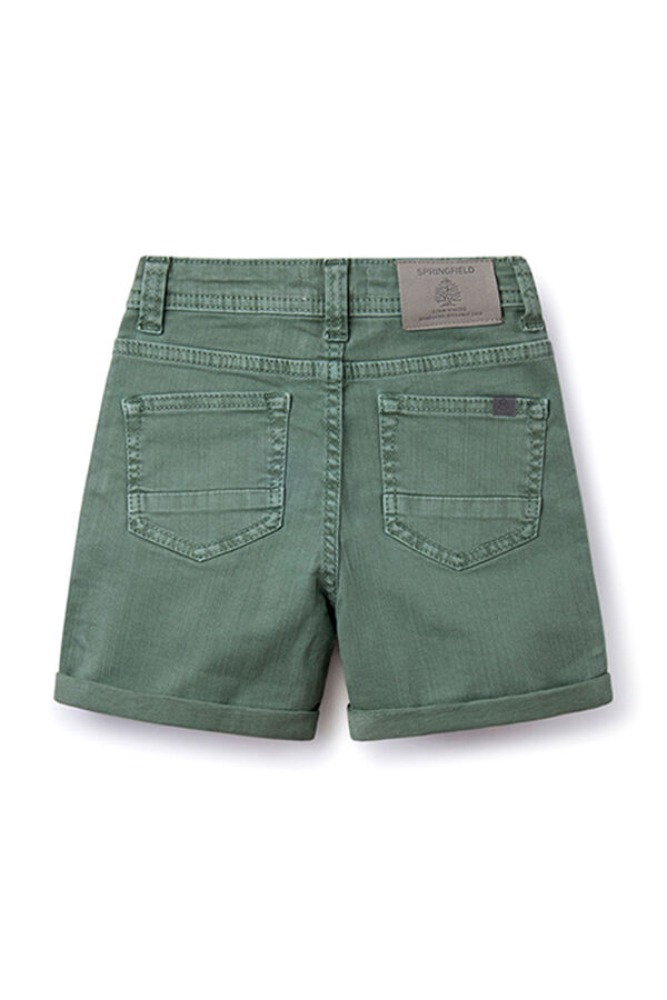 Springfield Boys' Bermuda shorts with 5 pockets green