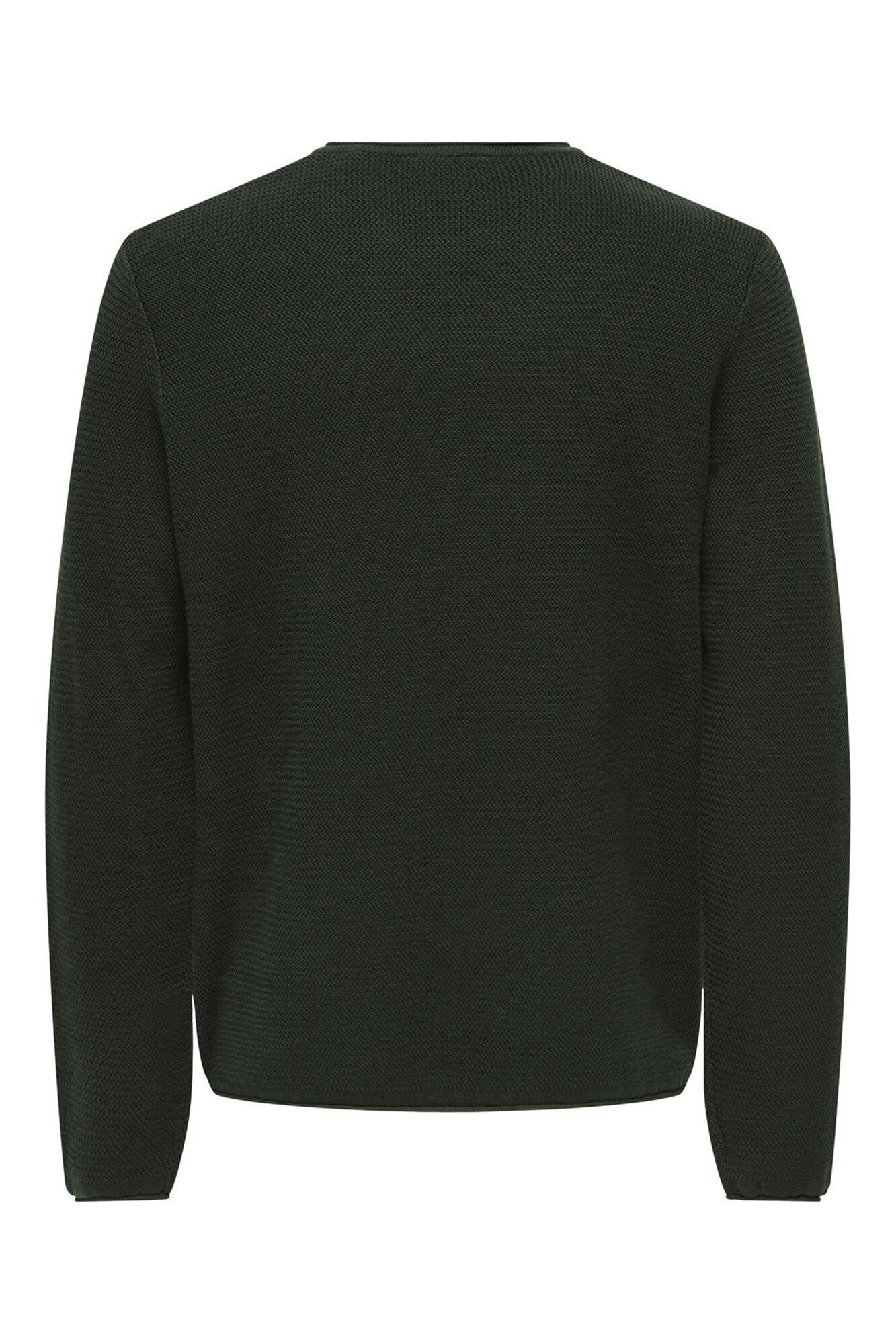 Only & Sons Sweatshirt masculino com gola redonda