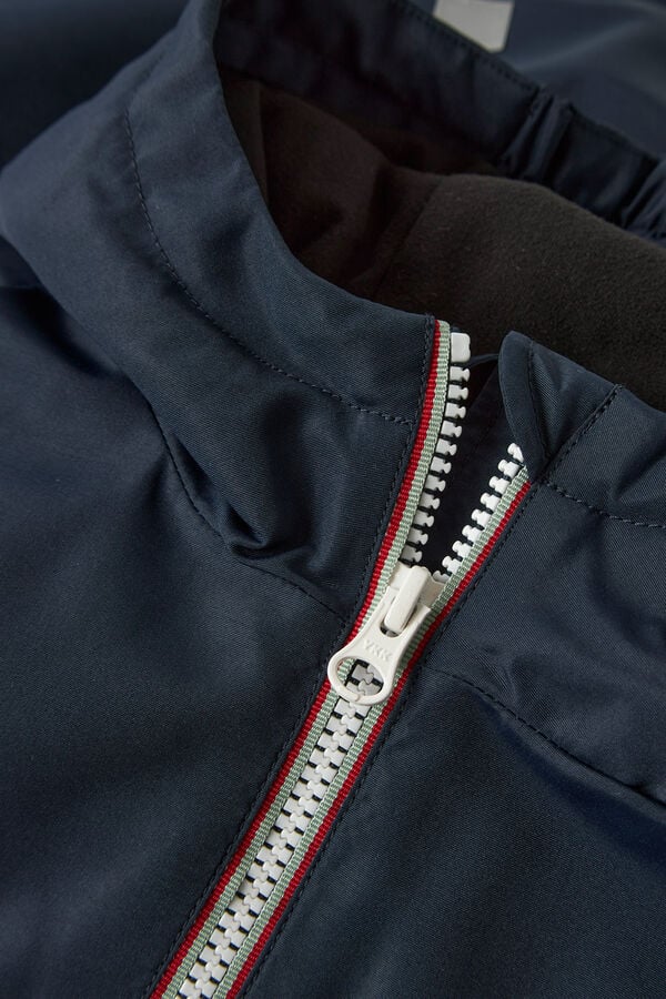Name It Puffer jacket with hood blue