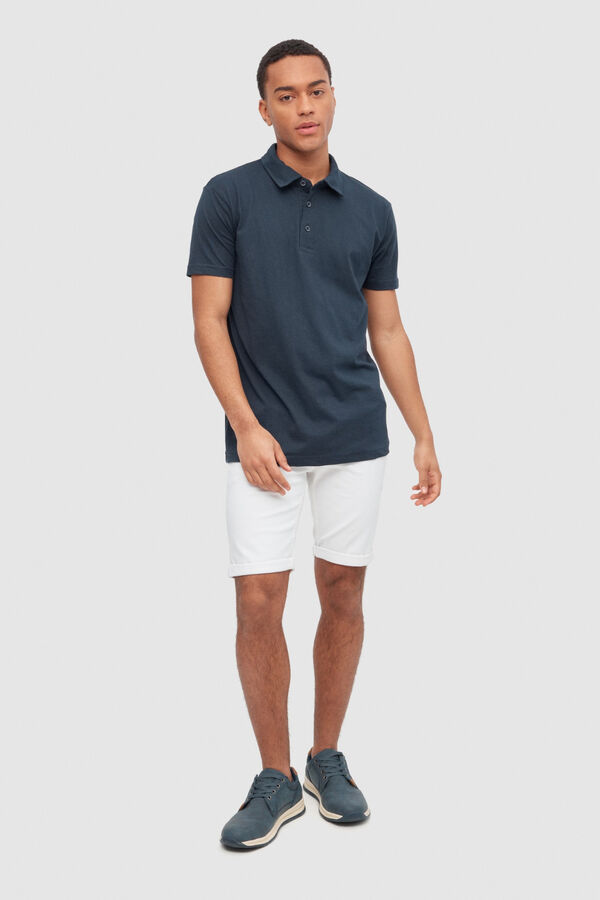 Inside Denim Bermuda shorts white