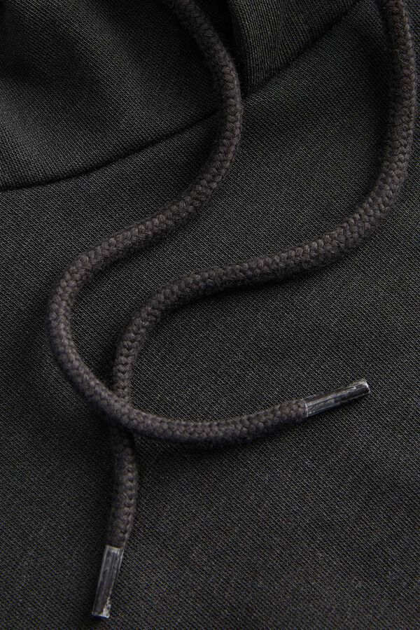 Jack & Jones Sudadera con capucha algod&oacute;n negro