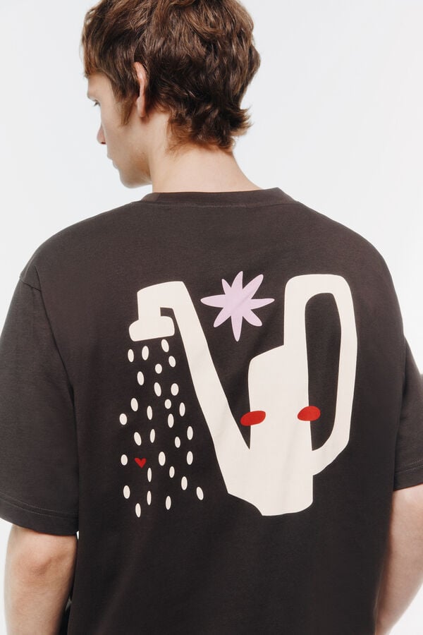 Springfield T-shirt Alei x Springfield beige