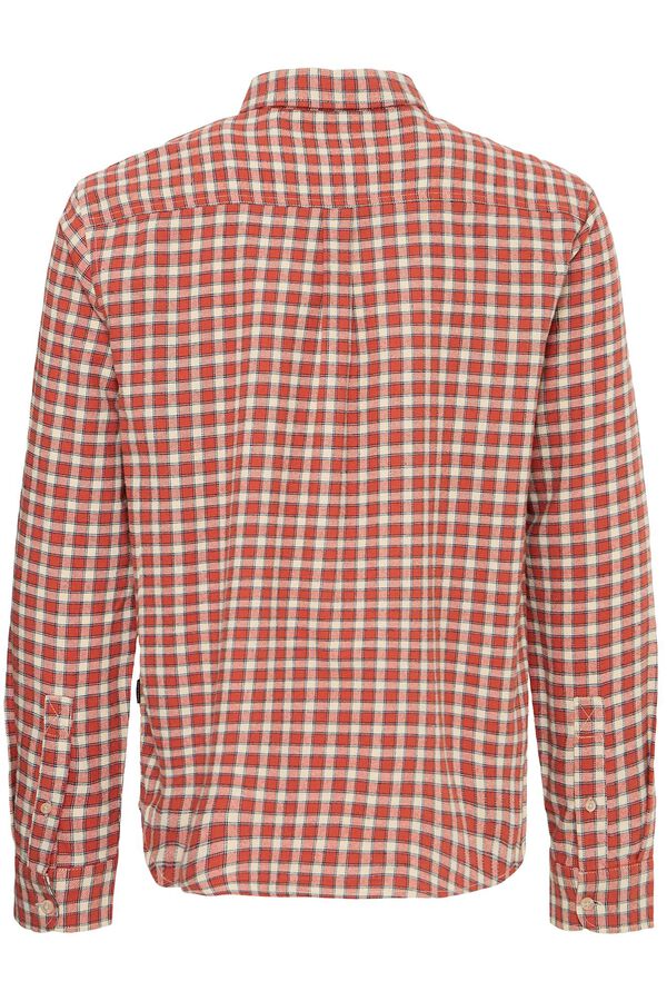 Blend Cotton long sleeve shirt brown