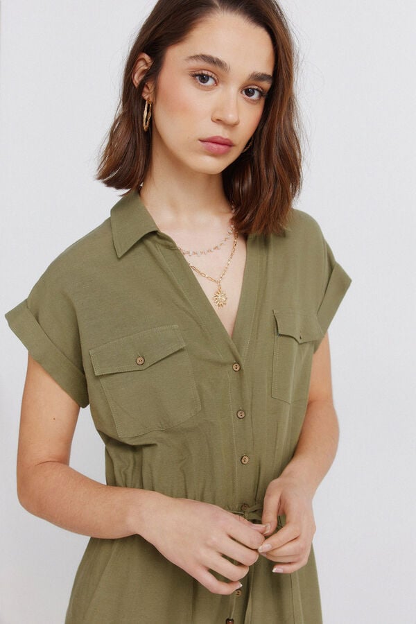 Springfield Jumpsuit with pockets printed