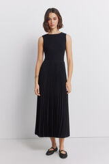 Springfield Haljina od dva materijala Crna