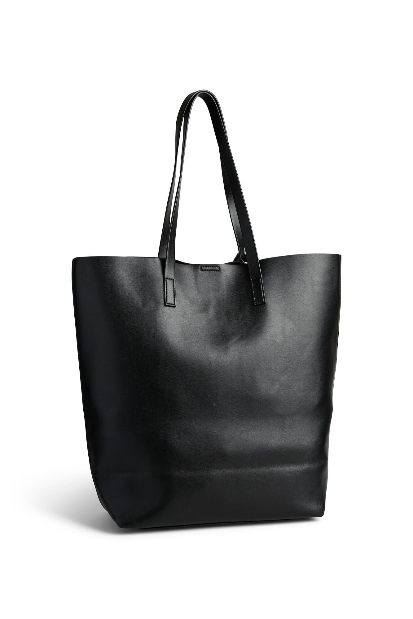 Pieces Shopper-Tasche in Lederoptik