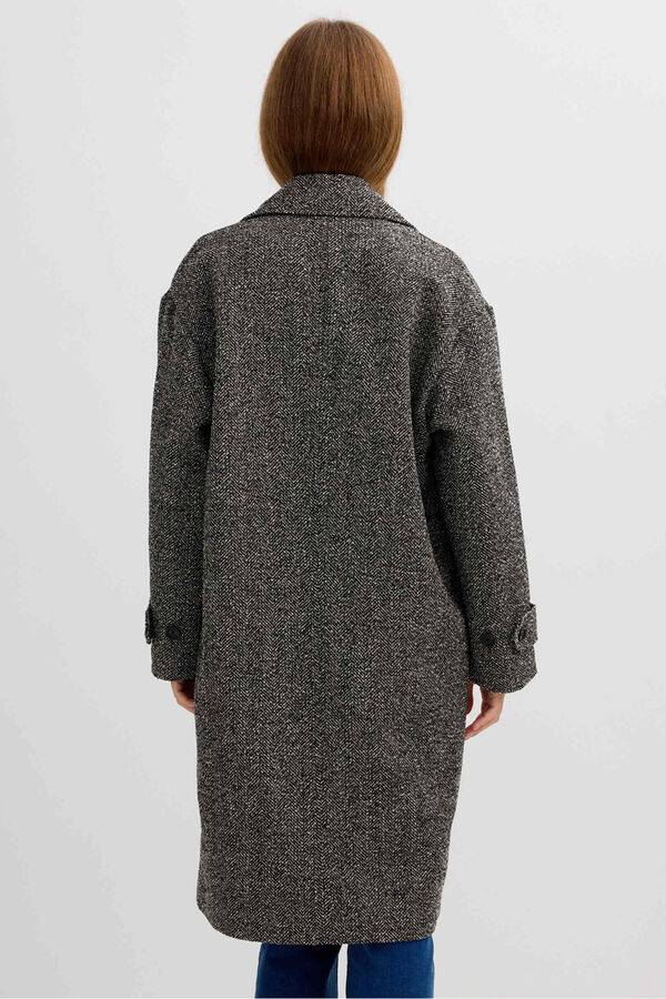 Inside Abrigo espiga hombro ca&iacute;do verde