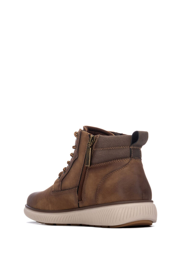 Refresh Brushed casual ankle boot nude