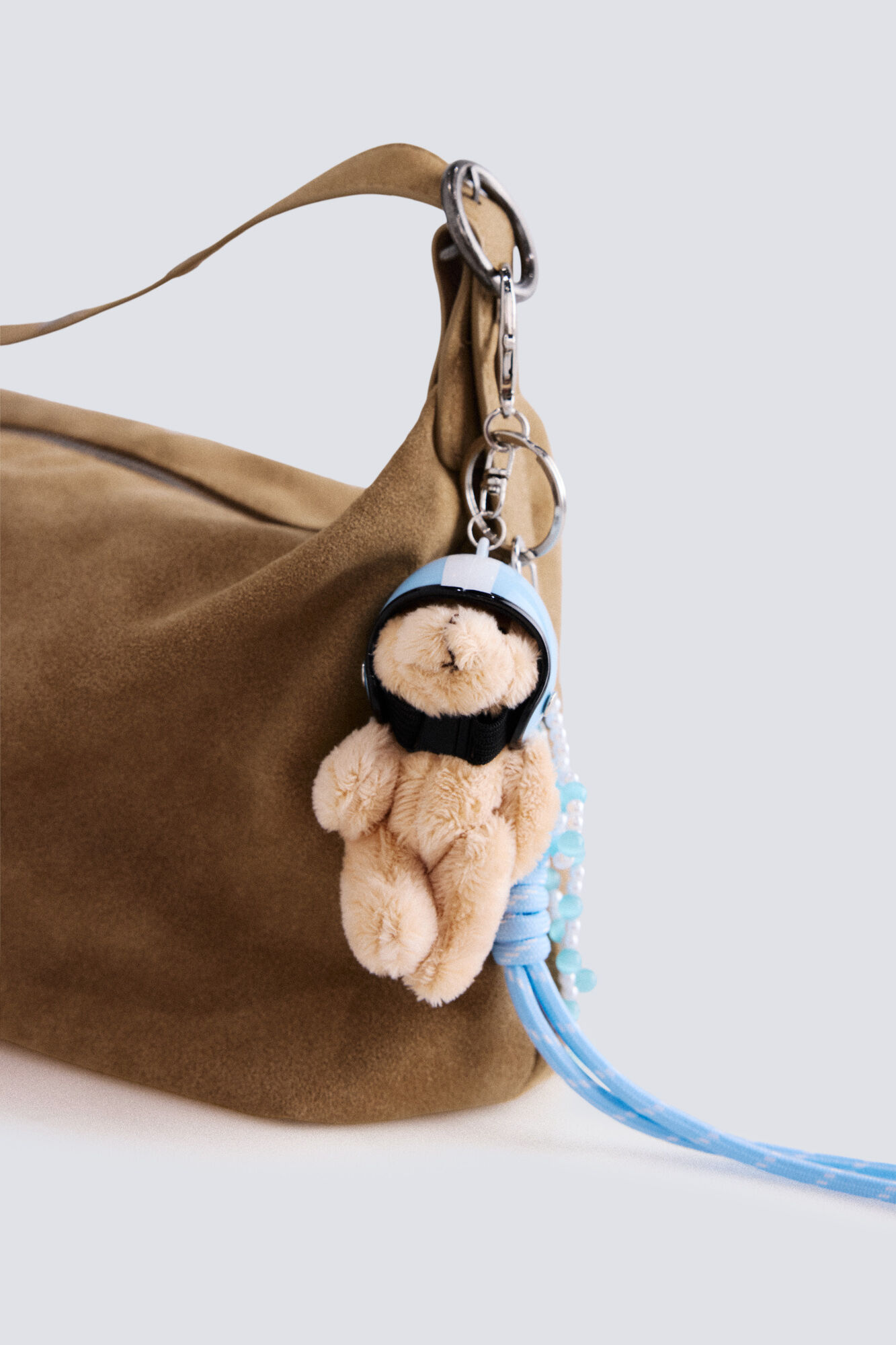 Springfield Bear charm with helmet