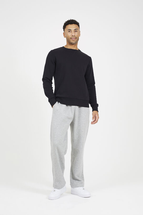 Brave Soul Sudadera cuello redondo negro