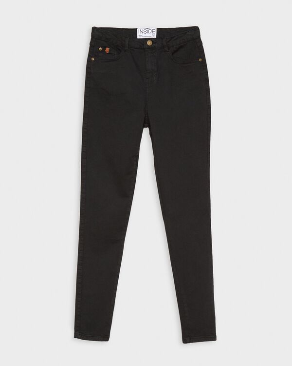 Inside Pantal&oacute;n Skinny High Rise negro