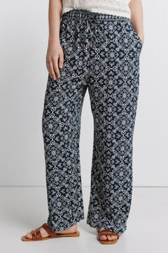 Springfield Pantal&oacute;n fluido estampado