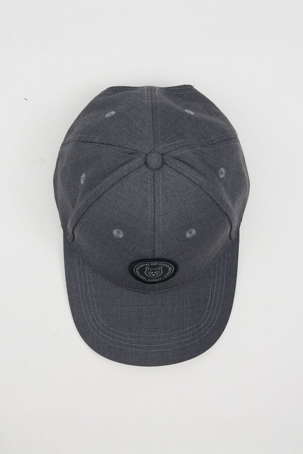 Inside Bon&eacute; de baseball com logo cinzento