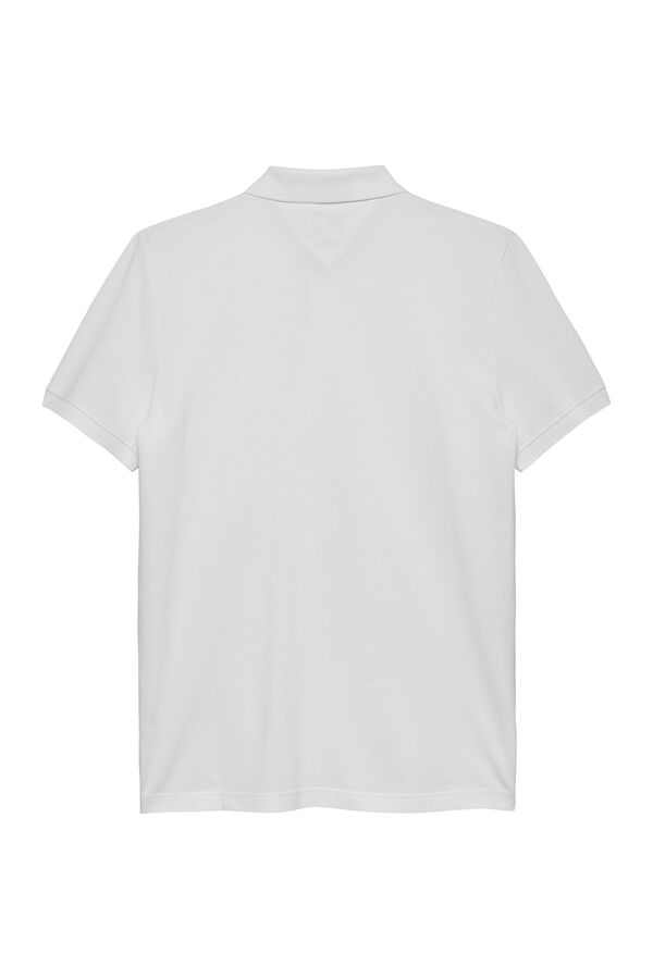 Tommy Jeans Polo de hombre de manga corta blanco