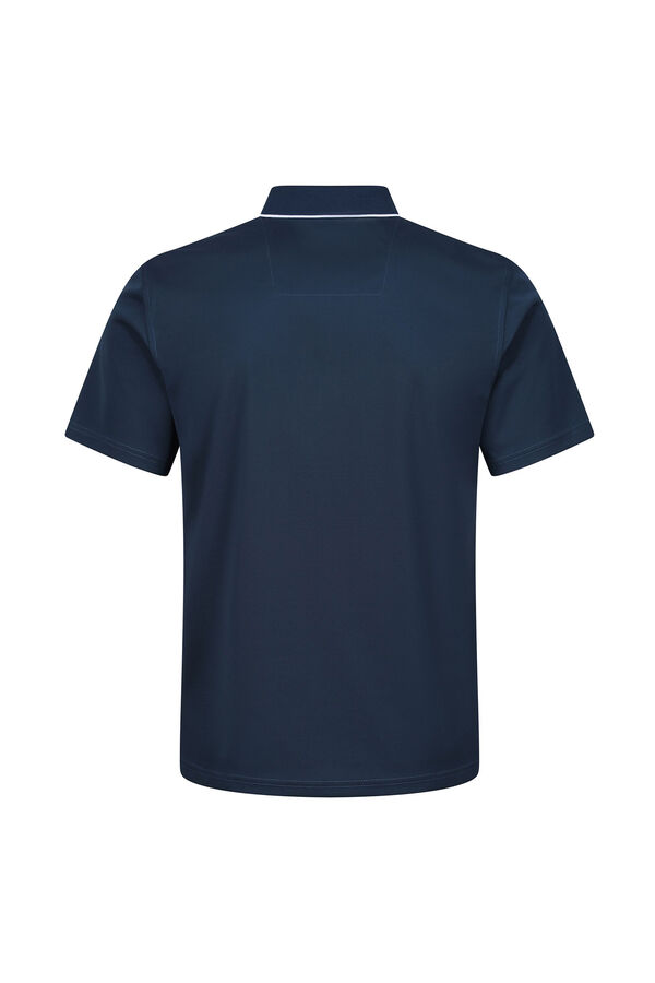 Springfield Piqué polyester polo shirt blue