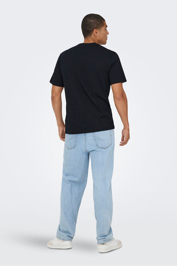 Only & Sons Camiseta manga corta. negro