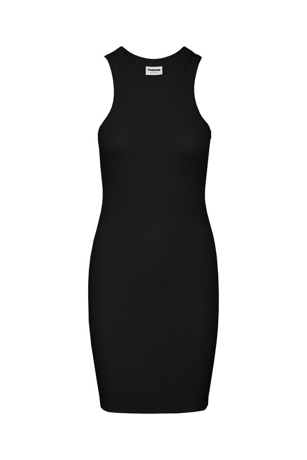 Springfield Kleid Neckholder ohne Ärmel schwarz