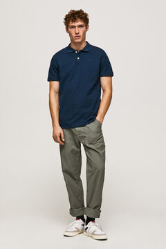 Springfield Men's short-sleeved polo shirt. navy