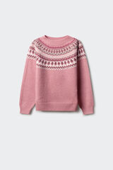 Springfield Kids Jersey greca niña rosa