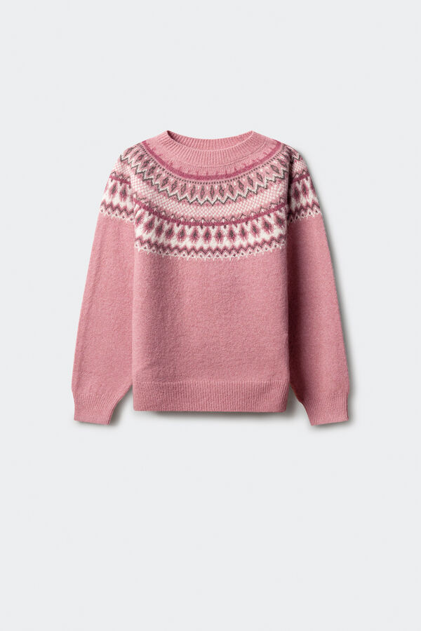 Springfield Kids Jersey greca niña rosa