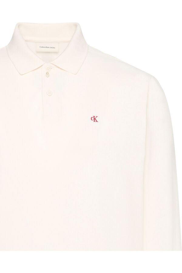 CK Jeans long sleeve polo shirt beige