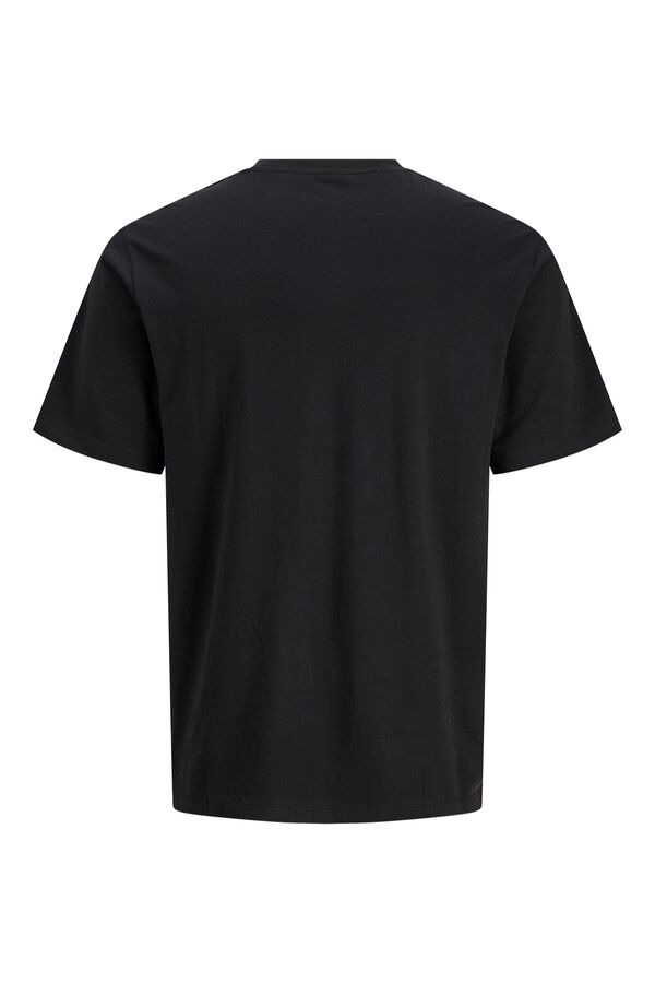 Jack & Jones T-shirt regular fit estampada preto