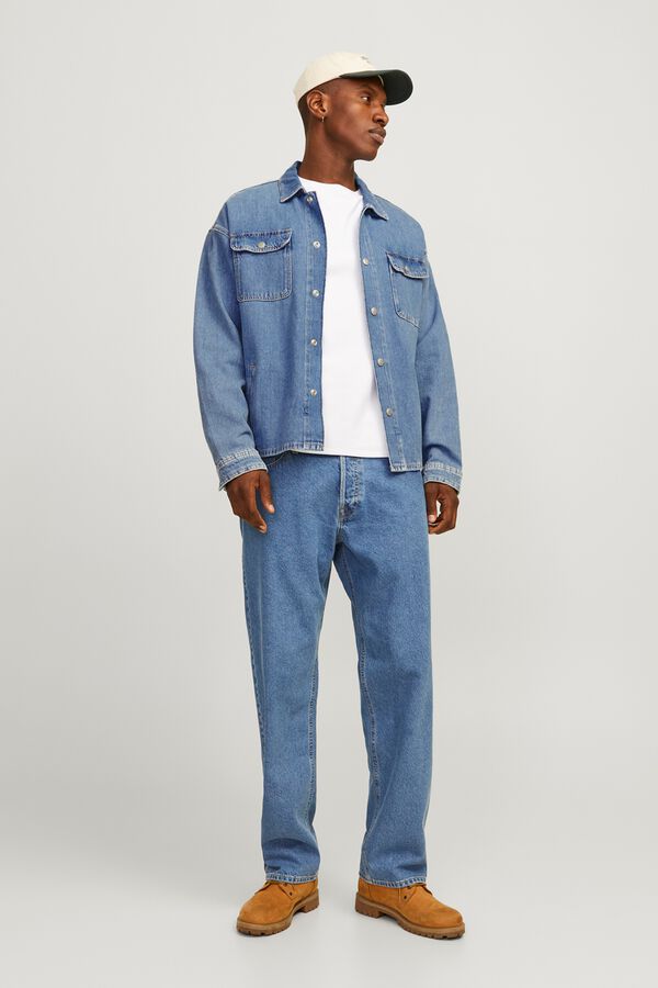 Jack & Jones Loose five-pocket jeans blue