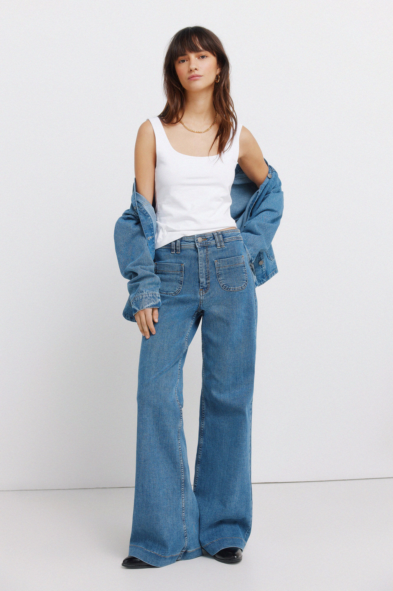 Springfield Double fabric vest top