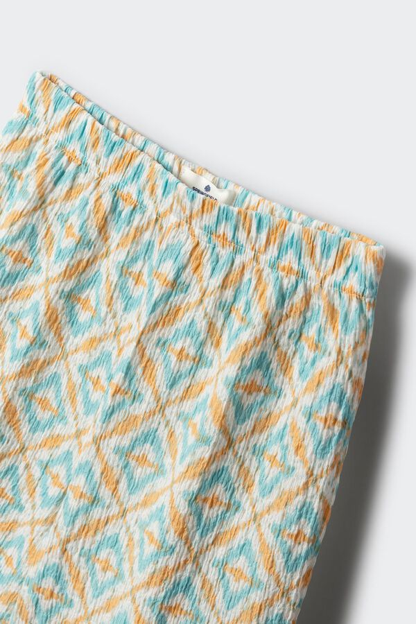 Springfield Kids Pantal&oacute;n Culotte Estampado ni&ntilde;a blanco