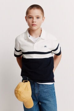 Springfield Kids Polo de riscas para menino