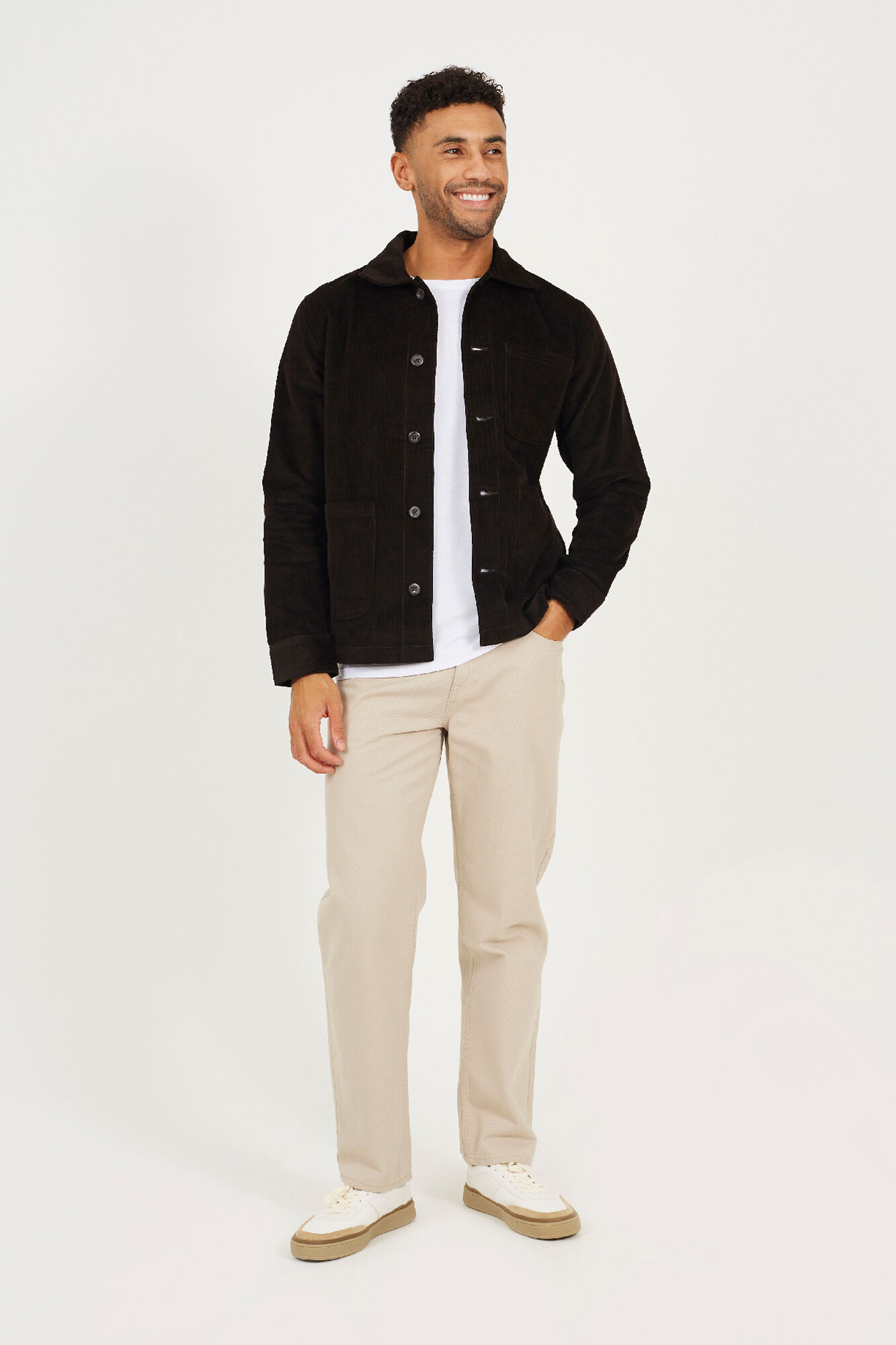 Brave Soul Sobrecamisa cierre de botones