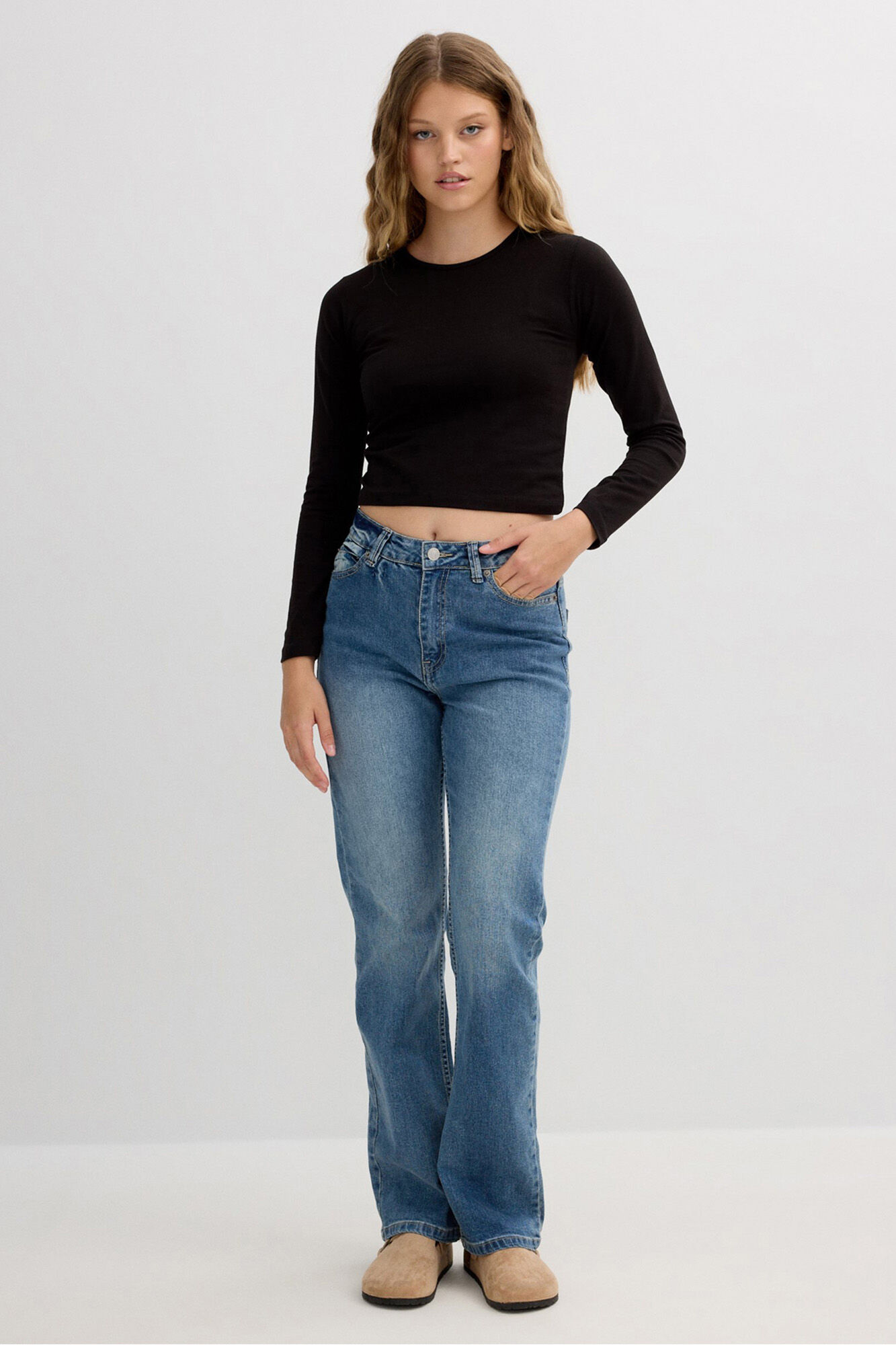 Inside Jeans mom slim