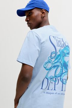 Jack & Jones T-shirt loose fit em algod&atilde;o