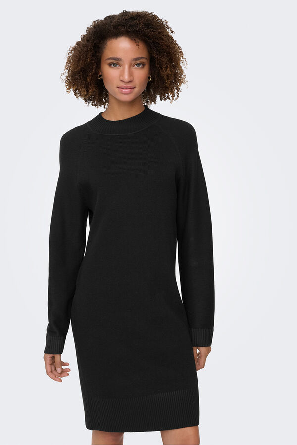 JDY Strick- kurzes Kleid Schwarz