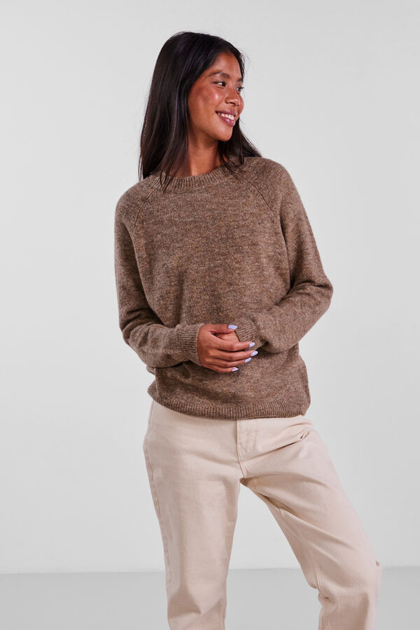 Pieces Light textured jersey nude