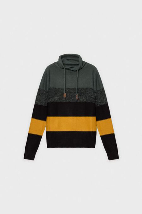 Inside Jersey Rayas negro