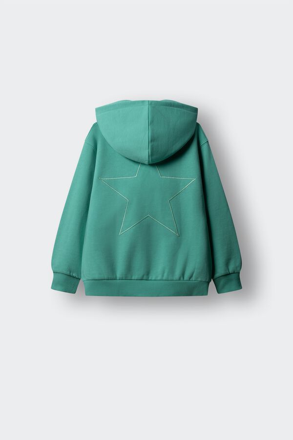 Springfield Kids Sudadera estrella ni&ntilde;a verde