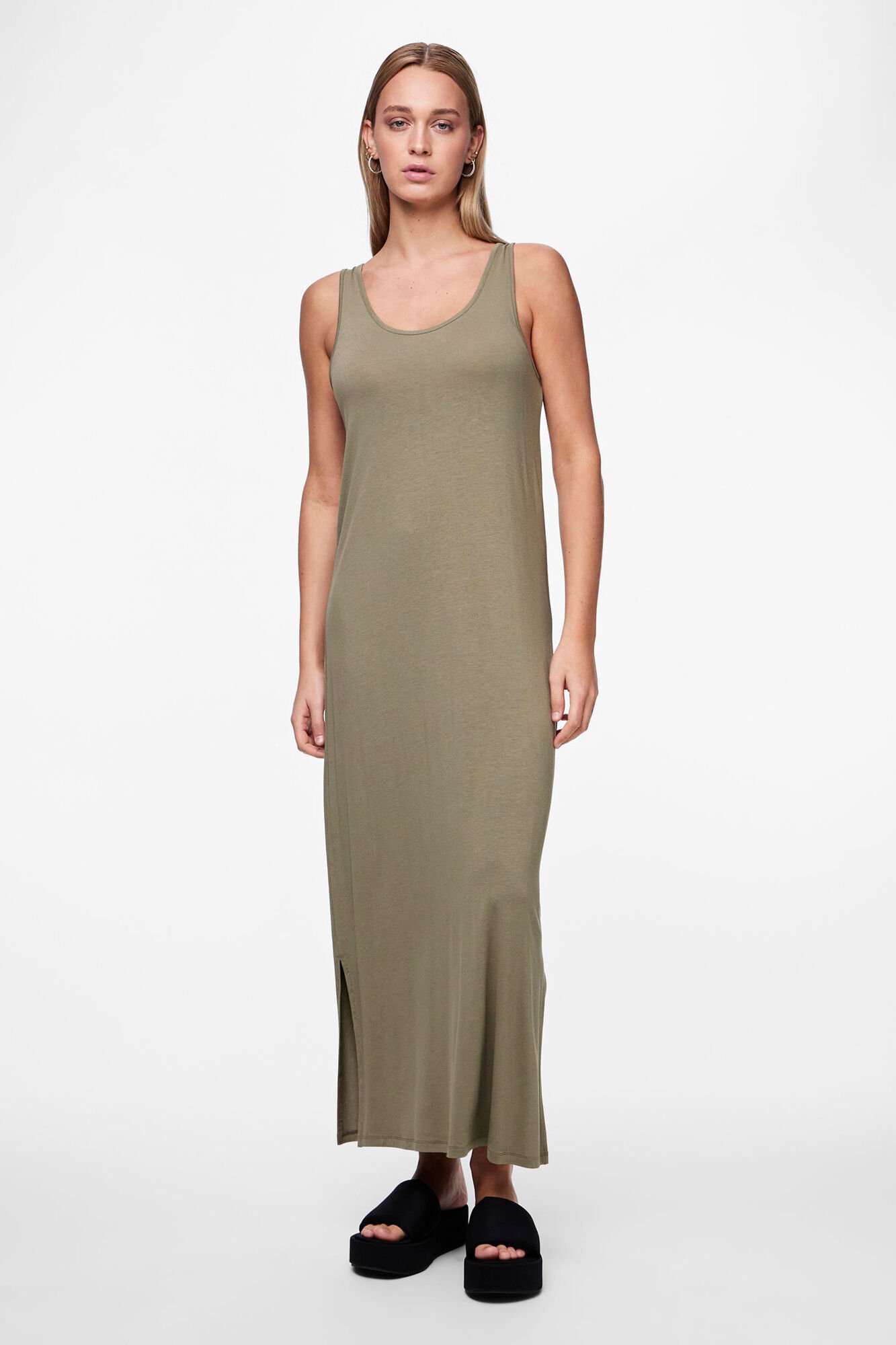 Pieces Vestido de al&ccedil;as midi