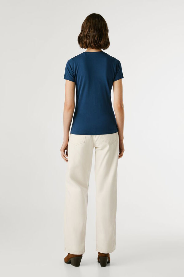 Pepe Jeans Slim-fit logo t-shirt blue