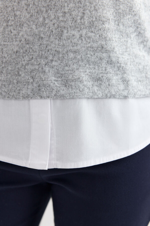 Springfield Two-tone basic T-shirt grey