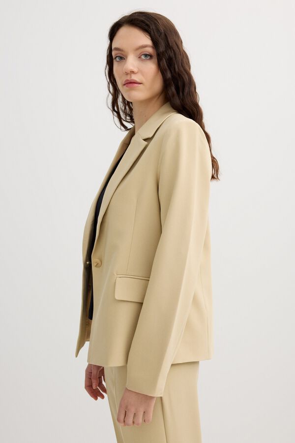 Inside Blazer con hombreras&nbsp; beige