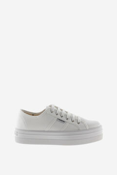 Springfield Canvas Barcelona Trainers white