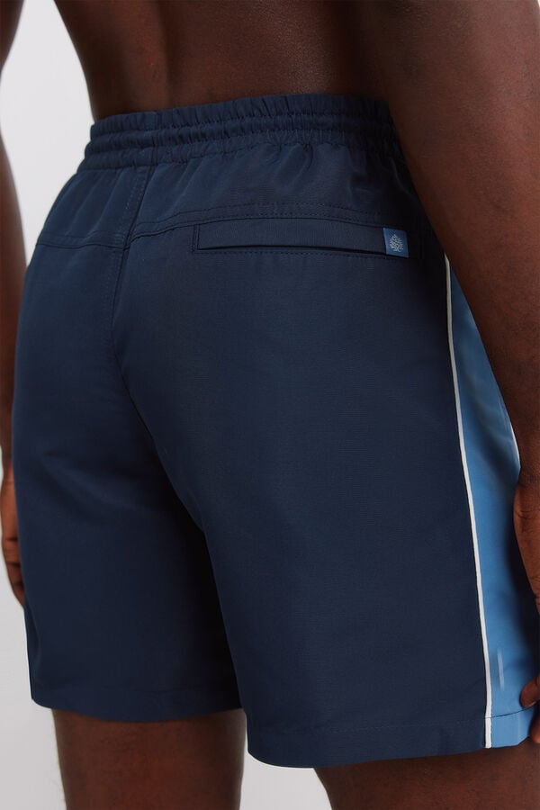 Springfield Plain V-shaped swimwear blue