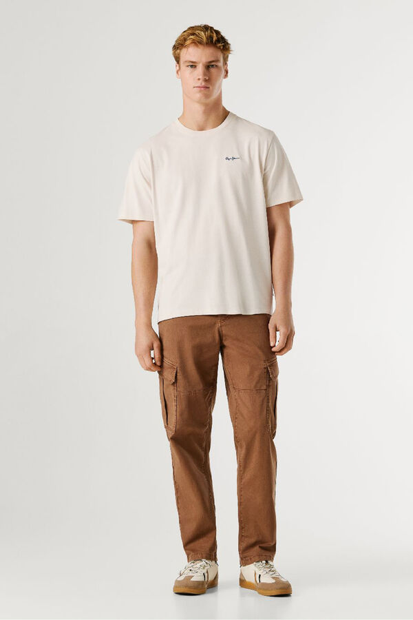 Pepe Jeans Short sleeve T-shirt beige